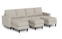 Load image into Gallery viewer, REFURBISHED - Altus - Sofa - Latte - Square Arms
