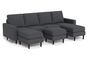 REFURBISHED - Altus - Sofa - Slate - Square Arms