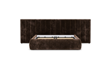 Load image into Gallery viewer, Ara Bed - Queen - Upholstered - Espresso - Storage
