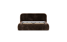 Load image into Gallery viewer, Ara Bed - Queen - Upholstered - Espresso - Storage
