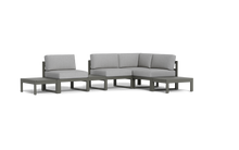 Load image into Gallery viewer, Mistral - Sectional - Graphite - Block - Silver Shade
