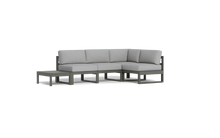 Load image into Gallery viewer, Mistral - Sectional - Graphite - Block - Silver Shade
