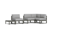 Load image into Gallery viewer, Mistral - Sectional - Graphite - Block - Silver Shade
