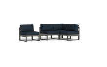 Load image into Gallery viewer, Mistral - Sectional - Graphite - Block - Cool Water

