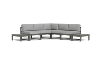 Load image into Gallery viewer, Mistral - Sectional - Graphite - Block - Silver Shade
