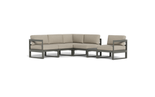 Load image into Gallery viewer, Mistral - Sectional - Graphite - Block - Sandcastle
