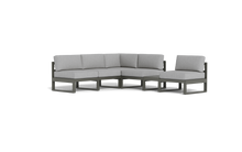Load image into Gallery viewer, Mistral - Sectional - Graphite - Block - Silver Shade

