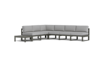 Load image into Gallery viewer, Mistral - Sectional - Graphite - Block - Silver Shade
