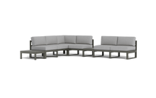 Load image into Gallery viewer, Mistral - Sectional - Graphite - Block - Silver Shade
