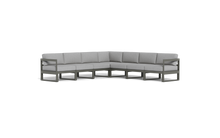 Load image into Gallery viewer, Mistral - Sectional - Graphite - Block - Silver Shade
