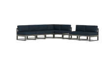 Load image into Gallery viewer, Mistral - Sectional - Graphite - Block - Cool Water
