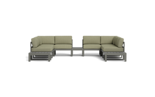 Load image into Gallery viewer, Mistral - Sectional - Graphite - Block - Fern
