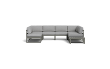 Load image into Gallery viewer, Mistral - Sectional - Graphite - Block - Silver Shade
