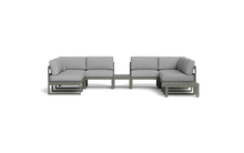 Load image into Gallery viewer, Mistral - Sectional - Graphite - Block - Silver Shade
