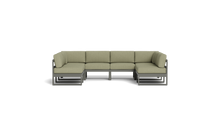 Load image into Gallery viewer, Mistral - Sectional - Graphite - Block - Fern
