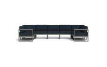 Load image into Gallery viewer, Mistral - Sectional - Graphite - Block - Cool Water
