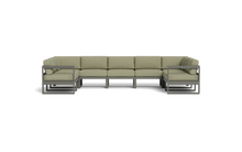 Load image into Gallery viewer, Mistral - Sectional - Graphite - Block - Fern

