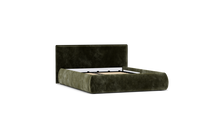 Load image into Gallery viewer, Ara Bed - Queen - Upholstered - Sage - Storage
