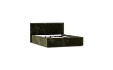 Load image into Gallery viewer, Ara Bed - Full - Upholstered - Sage - Storage
