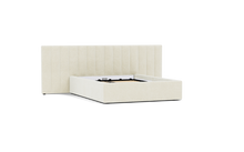 Load image into Gallery viewer, Ara Bed - King - Upholstered - Cloud - Storage
