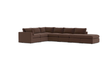 Load image into Gallery viewer, Ciello - Sectional - Chocolate - Regular Backrest
