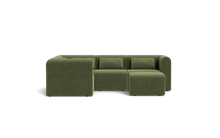 Load image into Gallery viewer, Atmosphere Sleeper Sofa &amp; Sectional - Rounded Backrest - Cypress Green
