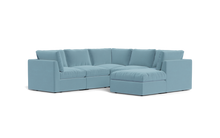 Load image into Gallery viewer, Ciello - Sectional - Aqua - High Angled
