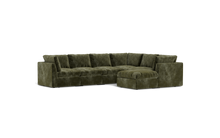 Load image into Gallery viewer, Ciello - Sectional - Sage - High Angled
