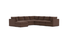 Load image into Gallery viewer, Ciello XL - Sectional - Chocolate - High Angled
