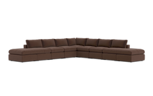Load image into Gallery viewer, Ciello XL - Sectional - Chocolate - Regular Backrest
