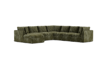 Load image into Gallery viewer, Ciello XL - Sectional - Sage - High Angled
