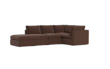 Load image into Gallery viewer, Ciello - Sectional - Chocolate - High Angled
