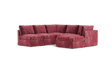 Load image into Gallery viewer, Ciello - Sectional - Bordeaux - High Angled

