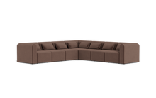 Charger l'image dans la galerie, Atmosphere - Sectional - Rounded Backrest - Chocolate
