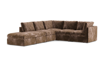 Load image into Gallery viewer, Ciello XL - Sectional - Espresso - High Angled
