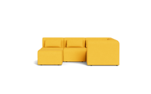 Load image into Gallery viewer, Atmosphere Sleeper Sofa &amp; Sectional - Rounded Backrest - Lemon Zest
