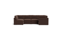 Load image into Gallery viewer, Ciello - Sectional - Chocolate - High Angled
