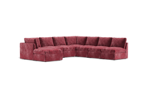 Load image into Gallery viewer, Ciello XL - Sectional - Bordeaux - High Angled
