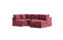 Load image into Gallery viewer, Ciello XL - Sectional - Bordeaux - High Angled
