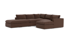 Load image into Gallery viewer, Ciello - Sectional - Chocolate - Regular Backrest
