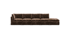 Load image into Gallery viewer, Ciello XL - Sofa - Espresso - High Angled
