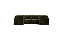 Load image into Gallery viewer, Ciello - Sectional - Sage - High Angled

