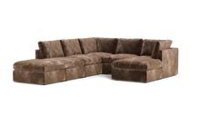 Load image into Gallery viewer, Ciello XL - Sectional - Espresso - High Angled
