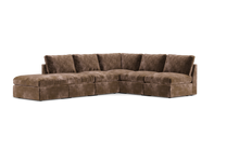 Load image into Gallery viewer, Ciello XL - Sectional - Espresso - High Angled
