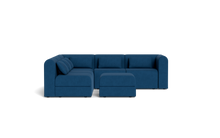 Load image into Gallery viewer, Atmosphere Sleeper Sofa &amp; Sectional - Rounded Backrest - Cerulean
