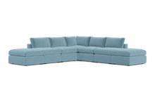 Load image into Gallery viewer, Ciello - Sectional - Aqua - Regular Backrest

