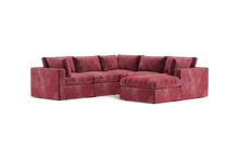 Load image into Gallery viewer, Ciello - Sectional - Bordeaux - Regular Backrest
