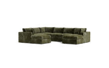 Load image into Gallery viewer, Ciello XL - Sectional - Sage - Regular Backrest
