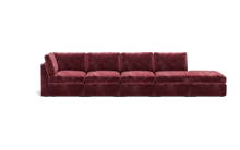 Load image into Gallery viewer, Ciello XL - Sofa - Bordeaux - High Angled
