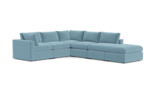Load image into Gallery viewer, Ciello XL - Sectional - Aqua - Regular Backrest
